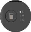 A black and silver coffee machine

AI-generated content may be incorrect.